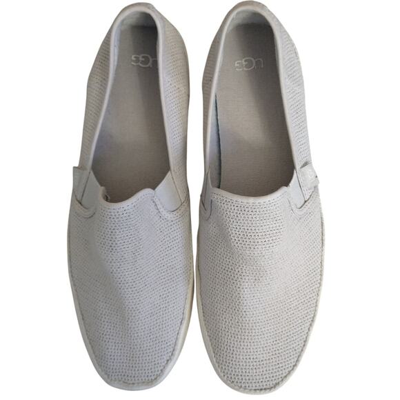 UGG Bren Women’s Slip-On Flats Sneakers Grey Comfort Mesh Size 12 - Picture 2 of 12